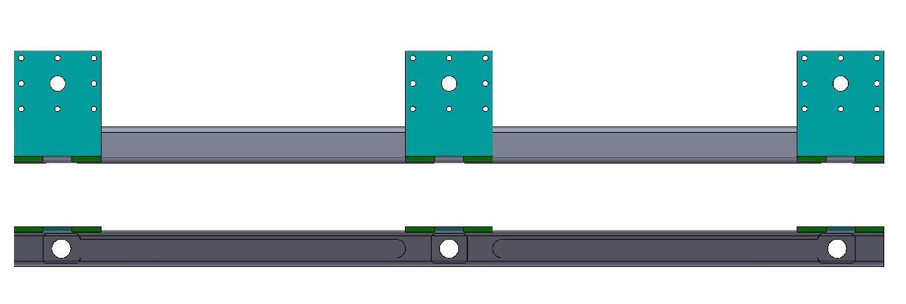 3-Tab Weldment Insert for Wood Wall